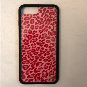 iPhone 7 Plus Wildflower leopard print case